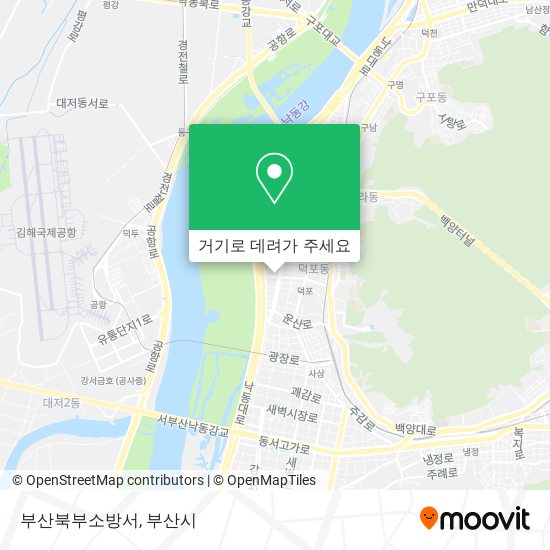 부산북부소방서 지도