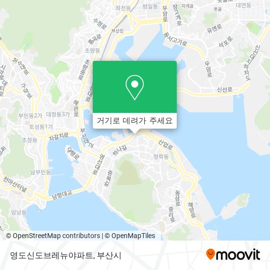 영도신도브레뉴야파트 지도