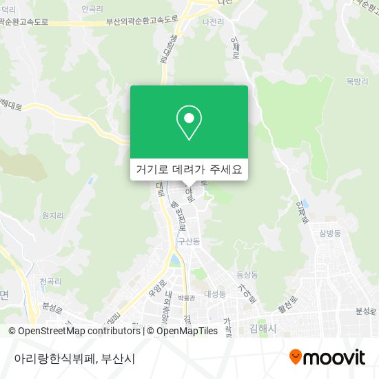 아리랑한식뷔페 지도
