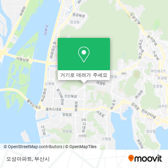 오성아파트 지도