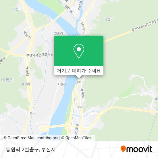 동원역 2번출구 지도