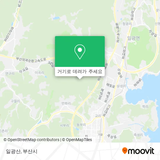 일광산 지도