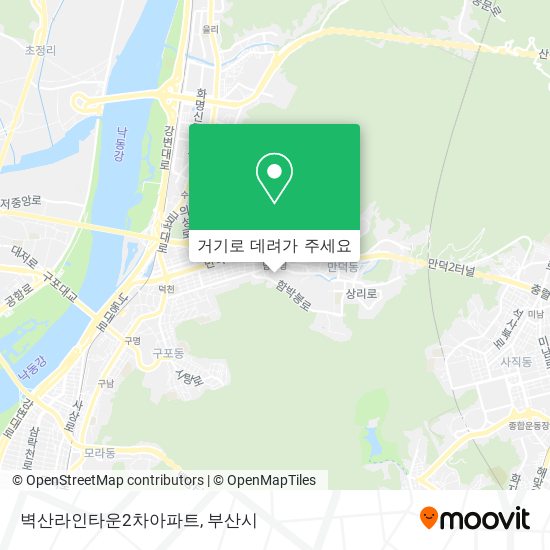 벽산라인타운2차아파트 지도