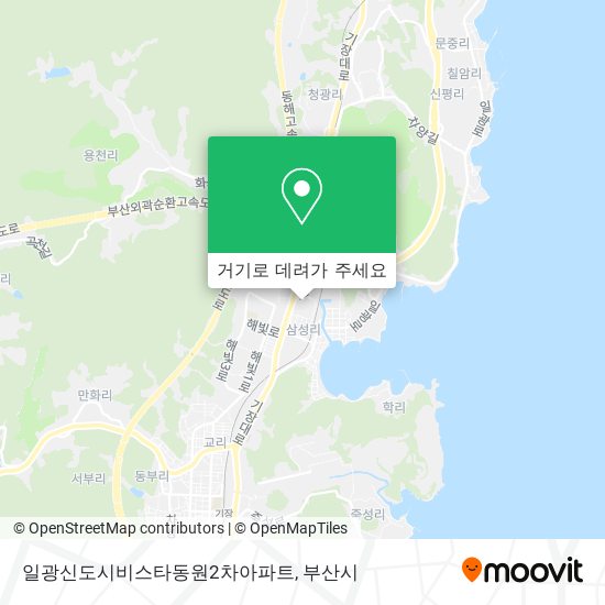 일광신도시비스타동원2차아파트 지도