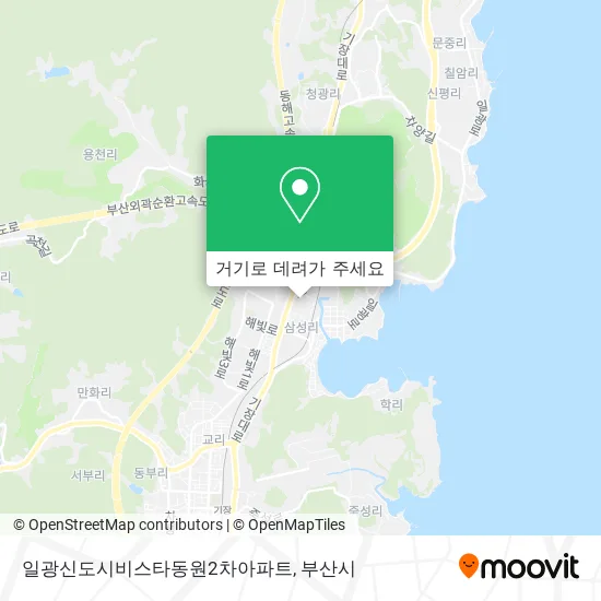 일광신도시비스타동원2차아파트 지도
