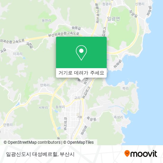 일광신도시 대성베르힐 지도