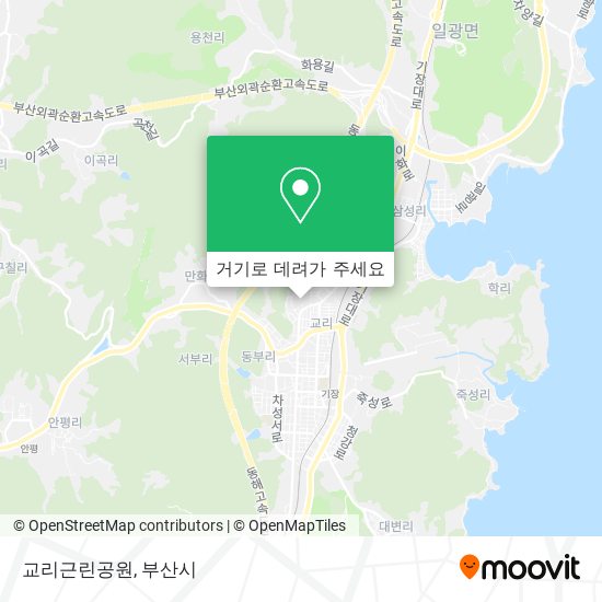 교리근린공원 지도