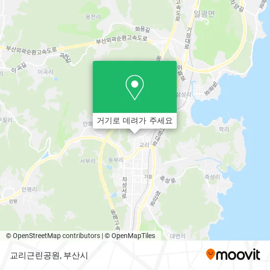 교리근린공원 지도