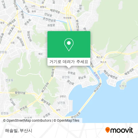 해솔빌 지도