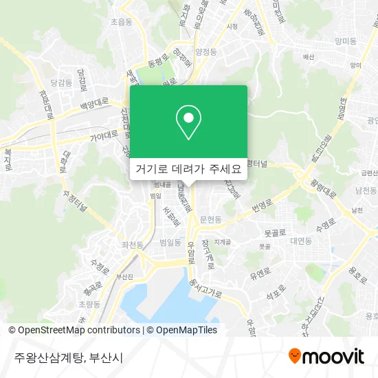 주왕산삼계탕 지도