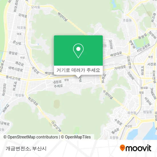 개금변전소 지도