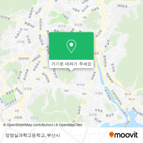 장영실과학고등학교 지도