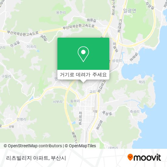 리츠빌리지 아파트 지도