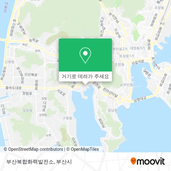 부산복합화력발전소 지도