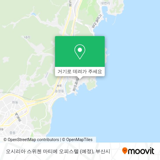 오시리아 스위첸 마티에 오피스텔 (예정) 지도