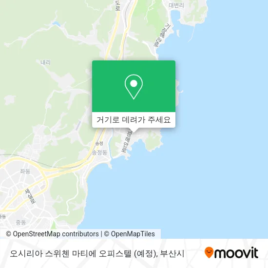 오시리아 스위첸 마티에 오피스텔 (예정) 지도