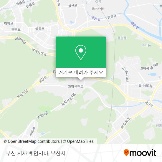 부산 지사 휴먼시아 지도