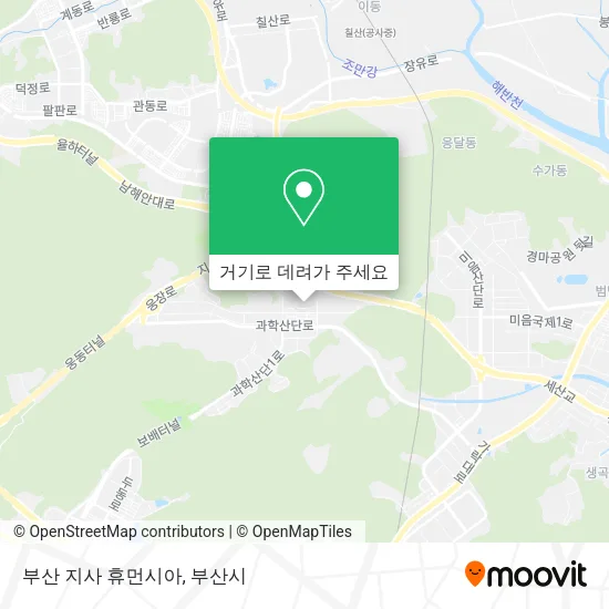 부산 지사 휴먼시아 지도