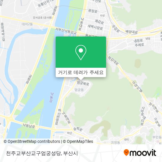 천주교부산교구엄궁성당 지도