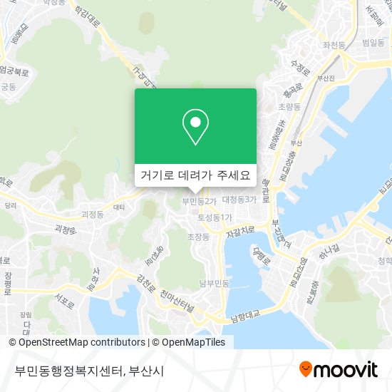 부민동행정복지센터 지도