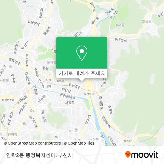 안락2동 행정복지센터 지도