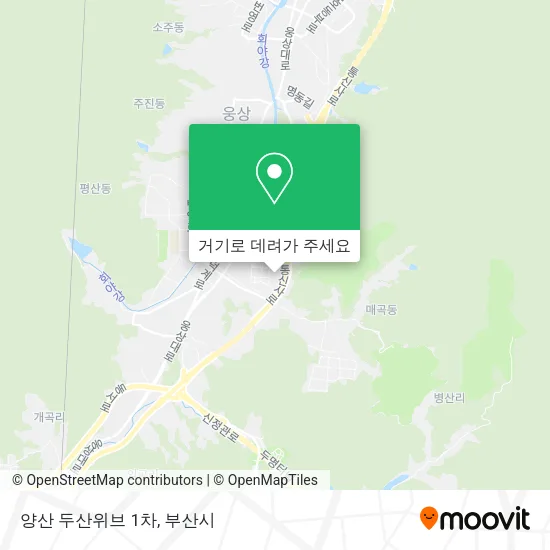 양산 두산위브 1차 지도