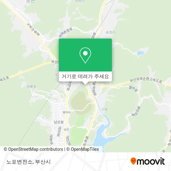 노포변전소 지도