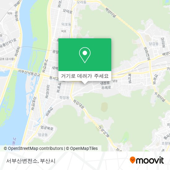 서부산변전소 지도