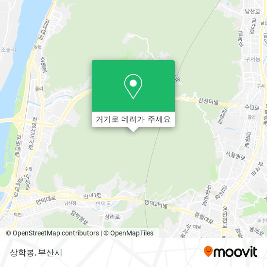 상학봉 지도