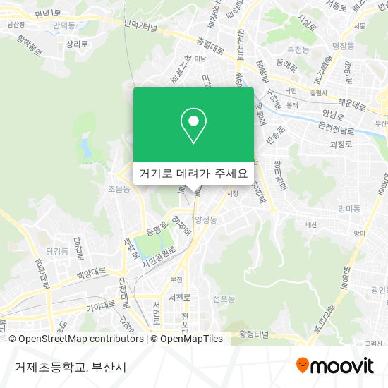 거제초등학교 지도