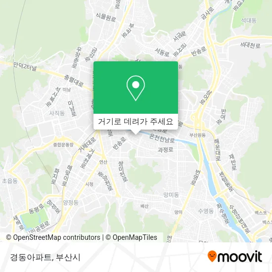 경동아파트 지도