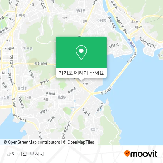 남천 더샵 지도