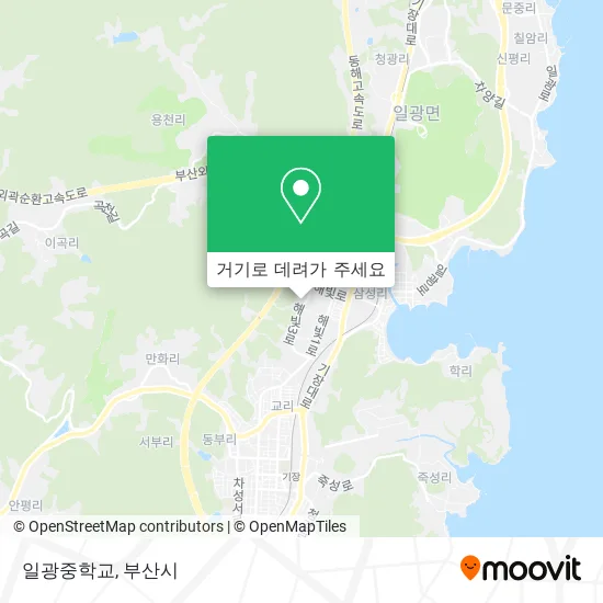 일광중학교 지도