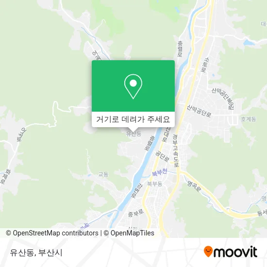 유산동 지도