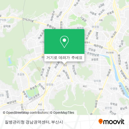 질병관리청 경남권역센터 지도