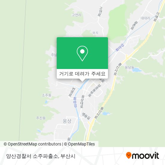 양산경찰서 소주파출소 지도