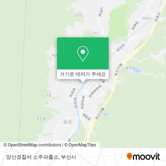 양산경찰서 소주파출소 지도