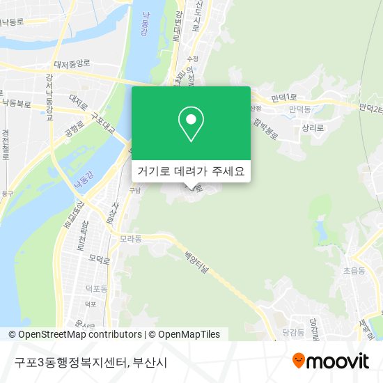구포3동행정복지센터 지도