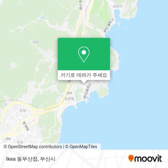 Ikea 동부산점 지도