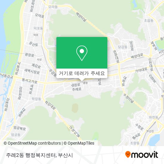 주례2동 행정복지센터 지도