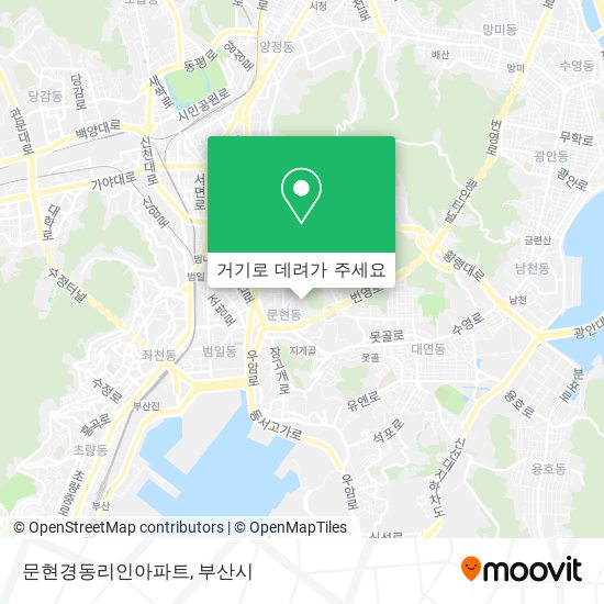 문현경동리인아파트 지도