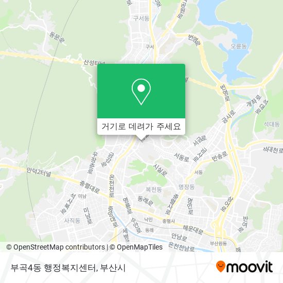 부곡4동 행정복지센터 지도