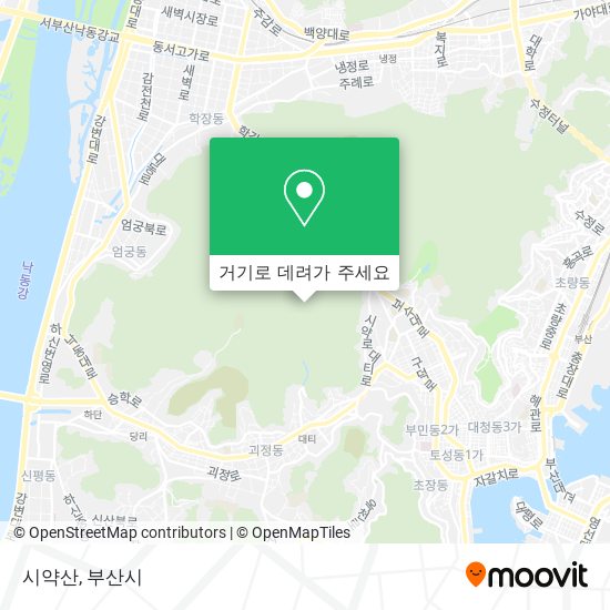 시약산 지도