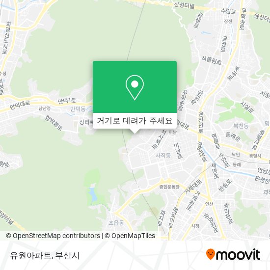 유원아파트 지도