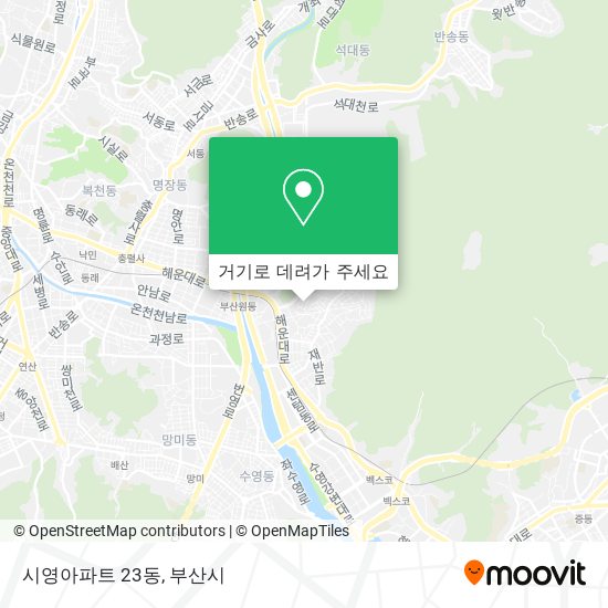 시영아파트 23동 지도