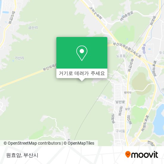 원효암 지도