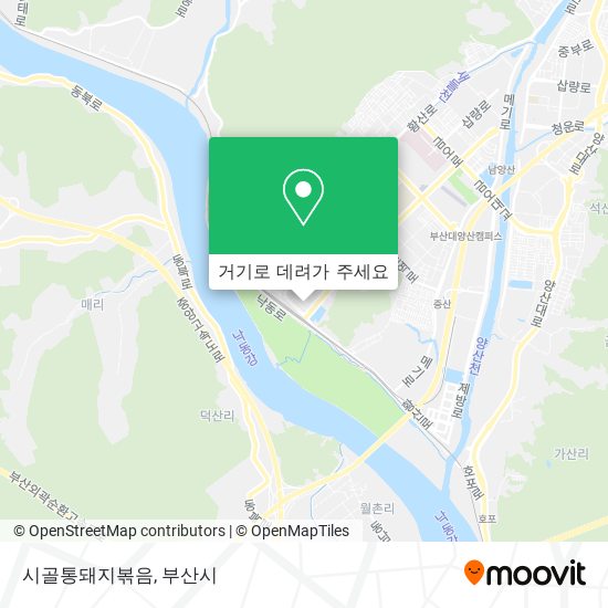 시골통돼지볶음 지도