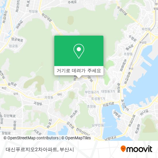대신푸르지오2차아파트 지도