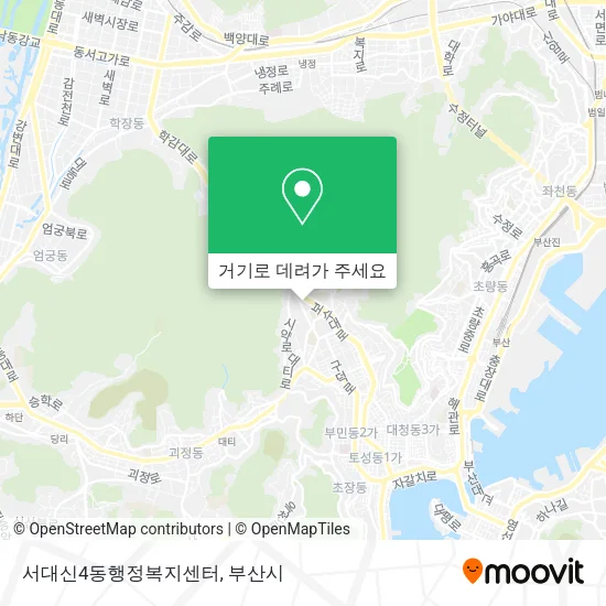 서대신4동행정복지센터 지도
