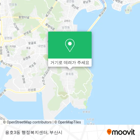 용호3동 행정복지센터 지도